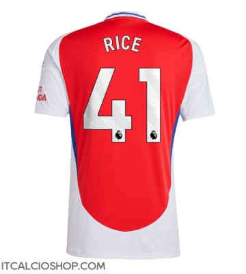 Arsenal Declan Rice #41 Prima Maglia 2024-25 Manica Corta